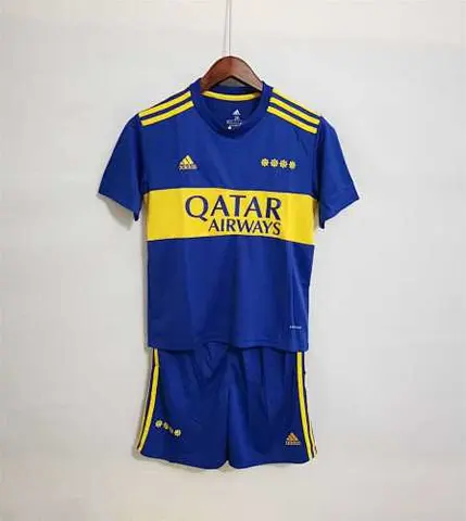 21-22 Boca Juniors home kids kit