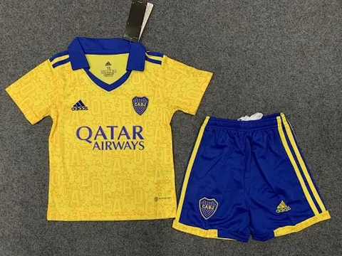 22-23 Boca Juniors third kids kit