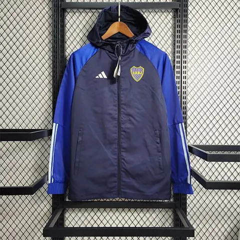 23-24 Boca Juniors royal blue and blue Windbreaker