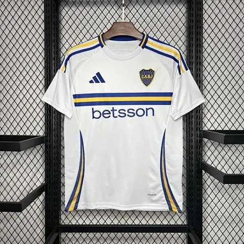 24-25 Boca away white soccer jersey