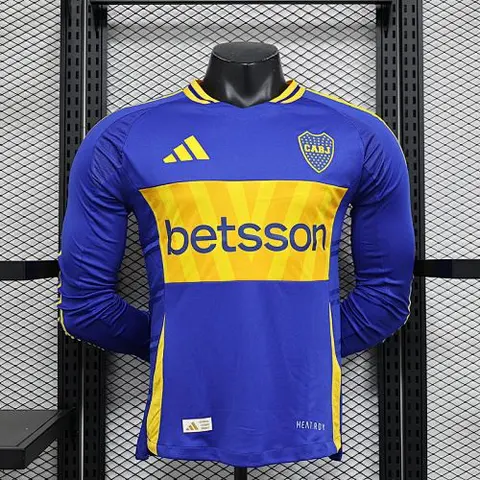 24-25 Boca home long sleeve player version jersey