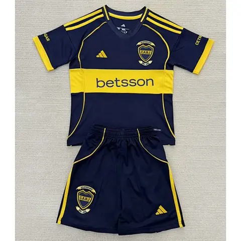 25-26 Boca 120th blue kid kit