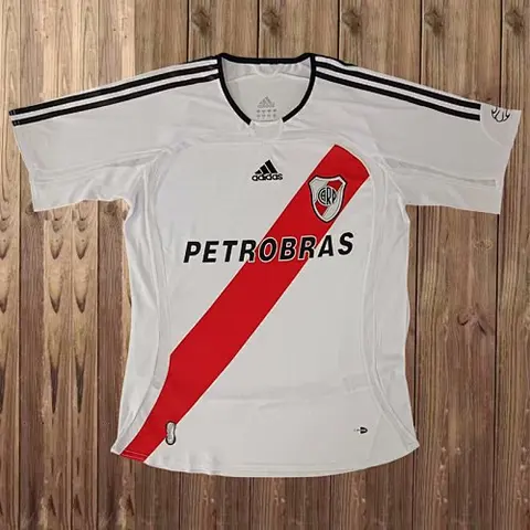 06-07 River Plate home retro jersey