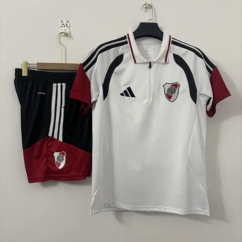 2026/27 River Plate White POLO Suit S-2XL