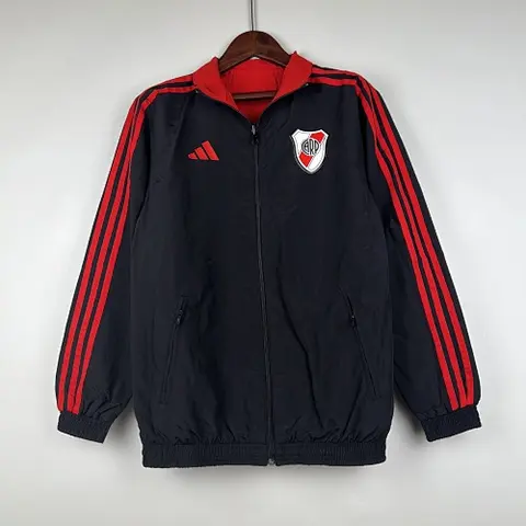 23-24 River Plate Black windbreaker