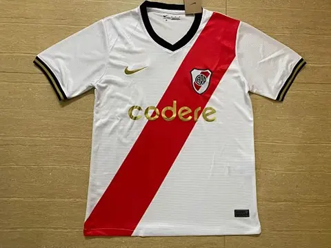 24-25 River plate home soccer jersey