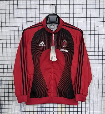 06/07 AC Milan Red Retro Windbreaker