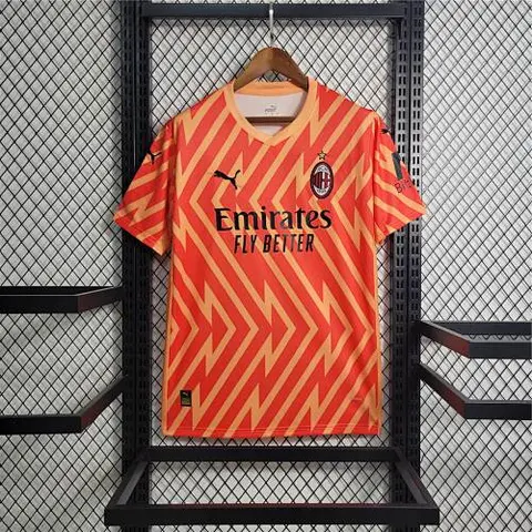 23-24 AC Milan Goalkeeper Orange Size S-XXL