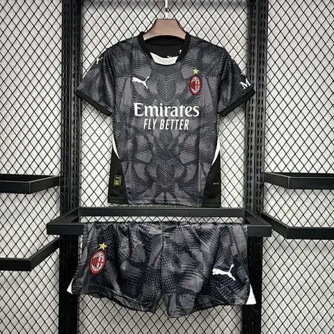 24-25 ACM black goalkeeper kid kit