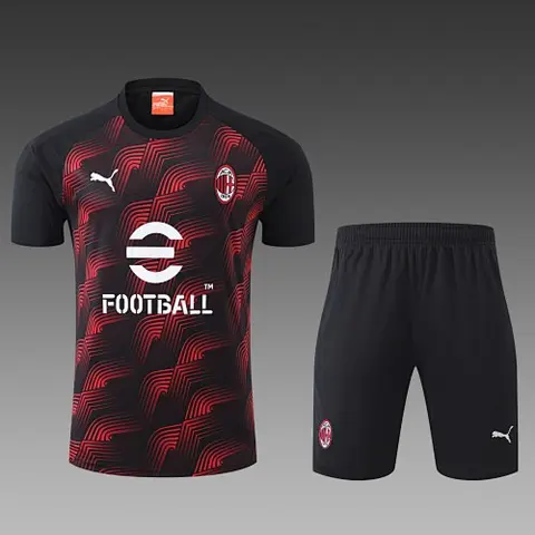 24-25 ACM red and black cotton training suit