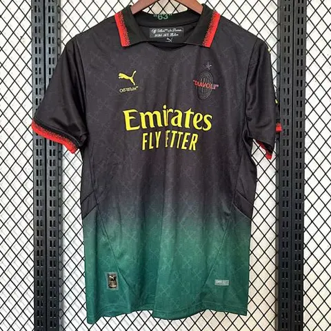 25-26 ACM green and black special jersey