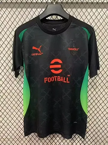 25-26 ACM green and black training jersey