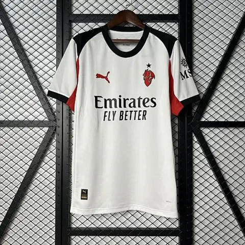 25-26 ACM white soccer jersey