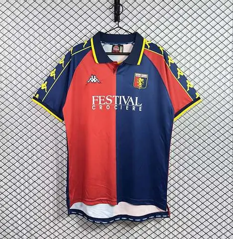 1999/00 Genoa C.F.C. Home Retro Soccer Jersey S-2XL