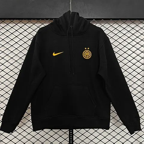 2026/27 Inter Milan Black Yellow Hoodie S-2XL