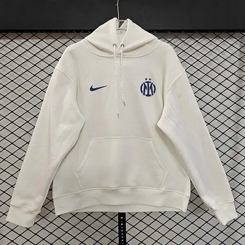 2026/27 Inter Milan White Navy Blue Hoodie S-2XL