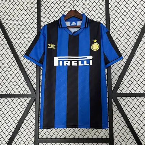 Maillot de football 95-96 INT — Domicile · Rétro