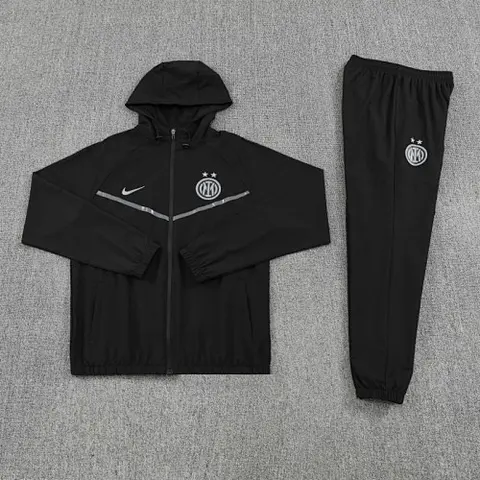 Inter Milan 2025/26 Black Windbreaker suit S-2XL
