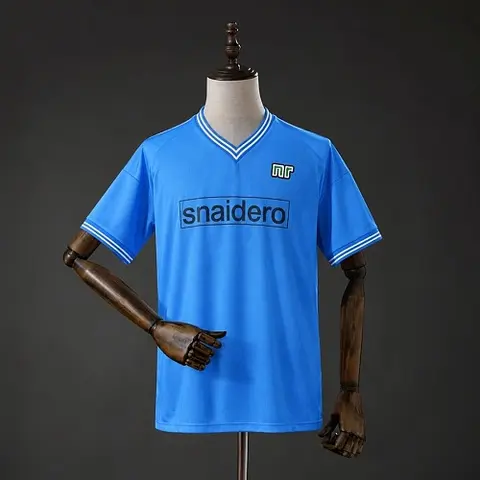 1981/82 Napoli Blue Home Retro Soccer Jersey S-2XL