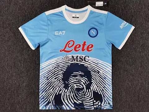 21-22 Napoli blue maradona version