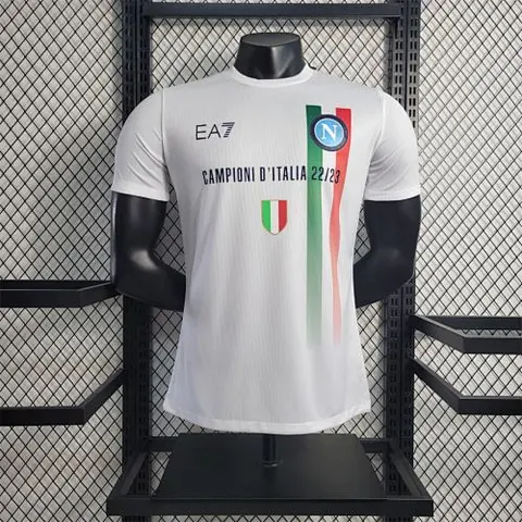 23-24 Napoli White Champions Player Version