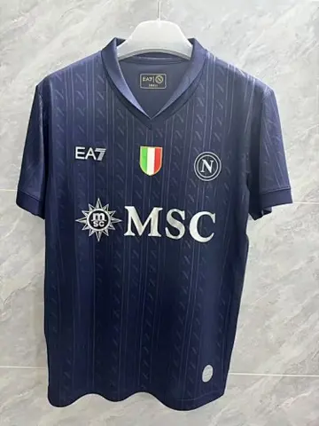 Naples Napoli 2025/26 Champions League Navy Blue Jersey