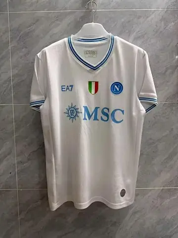 Naples Napoli 2025/26 Champions League White Jersey