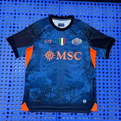 Naples Napoli 2025/26 Halloween version Navy soccer Jersey