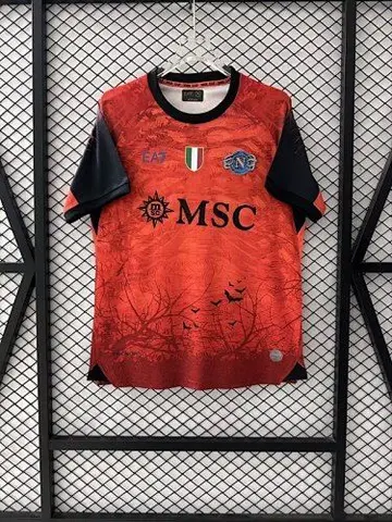 Naples Napoli 2025/26 Halloween version Red soccer Jersey S-4XL