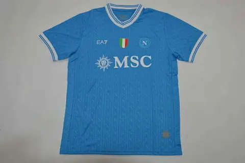 Naples Napoli 2025/26 home UCL Version size S-4XL