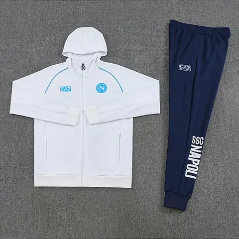 Napoli 2025-26 white hooded training suit S-XXL