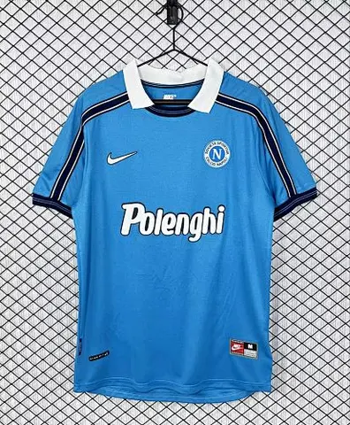 Retro 1998-99 Napoli home soccer jersey size S-2XL
