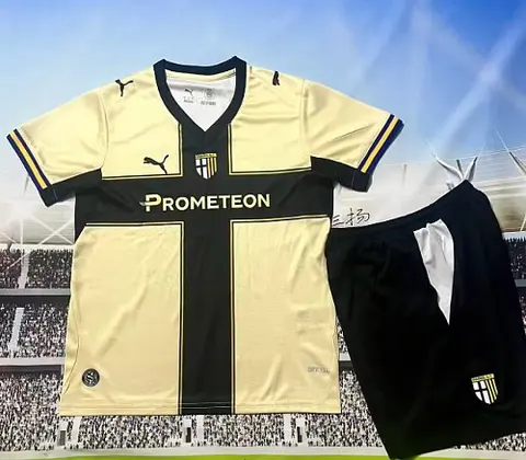 2026/27 Parma Home Kids Kit Soccer Jersey Size 16-28