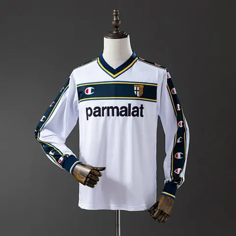 Parma Calcio 2002/03 Away Long Sleeve Retro Jersey S-XXL