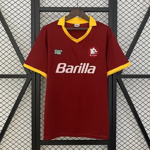 1989/90 Roma Home Retro Soccer Jersey S-XXL