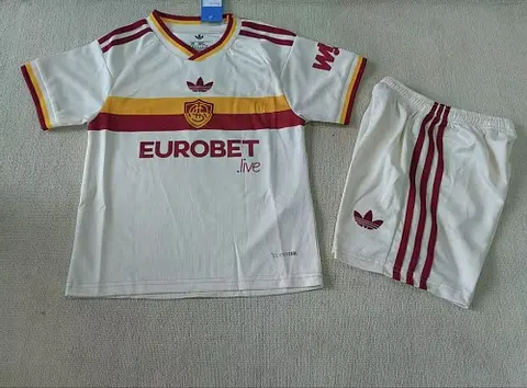 2026/27 AS Roma Away Kids Kit Soccer Jersey 16-28