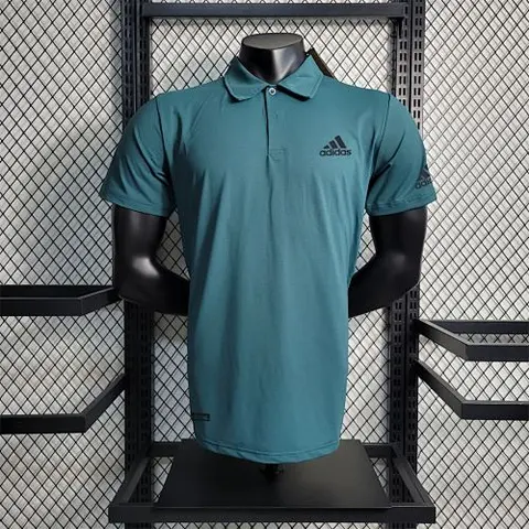 AD POLO lake blue shirt