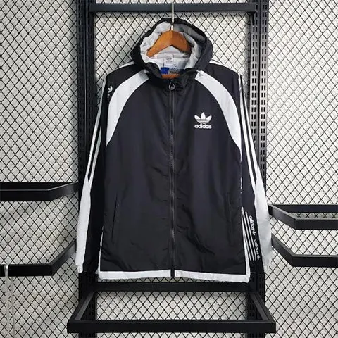 2023 Windbreaker Adidas Black and White
