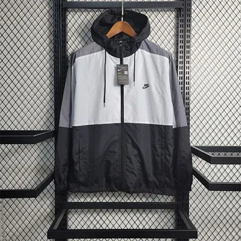 2023 Windbreaker NIKE black and white with gray
