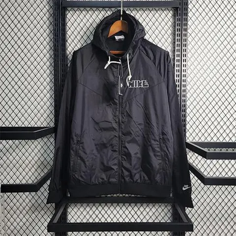 2023 Windbreaker NIKE black with words logo