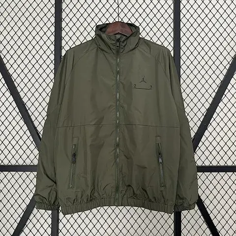 2024 New Dark green Windbreaker