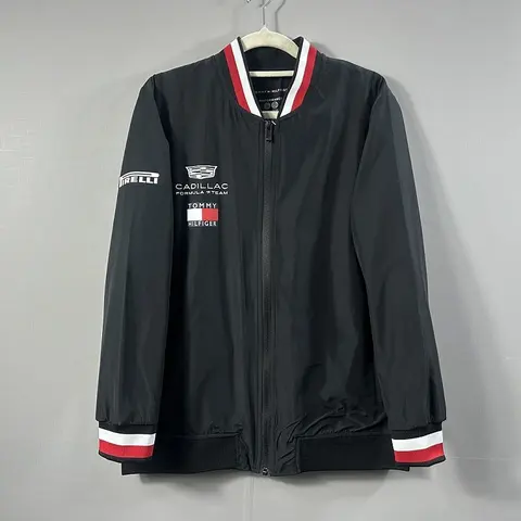 2026 Cadillac Black F1 Windbreaker Jacket S-3XL