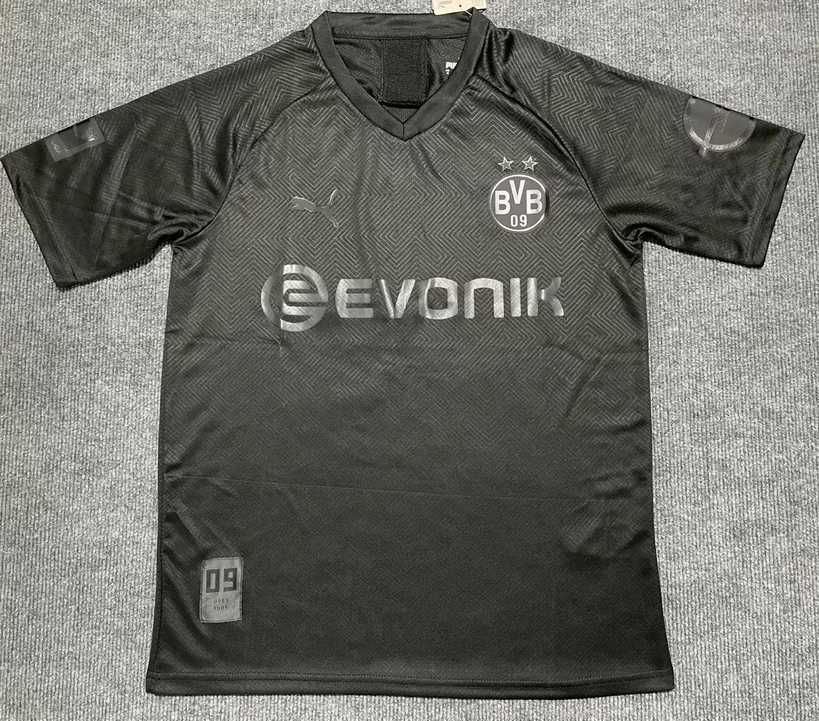 19 20 Dortmund 110th anniversary version black soccer jersey size S-2XL 19 20 多特