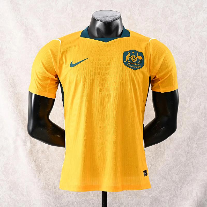 Australia 2026 World Cup Home Player Version soccer jersey size S-2XL