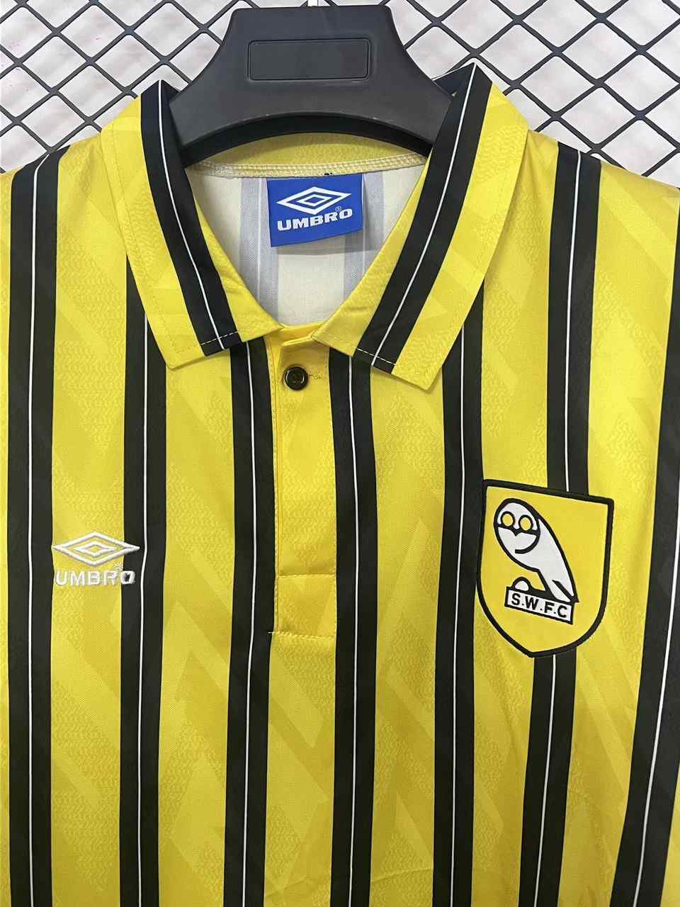 1992 Sheffield Wednesday Away Black S-4XL 1992 谢周三 客场 黑色 S-4XL