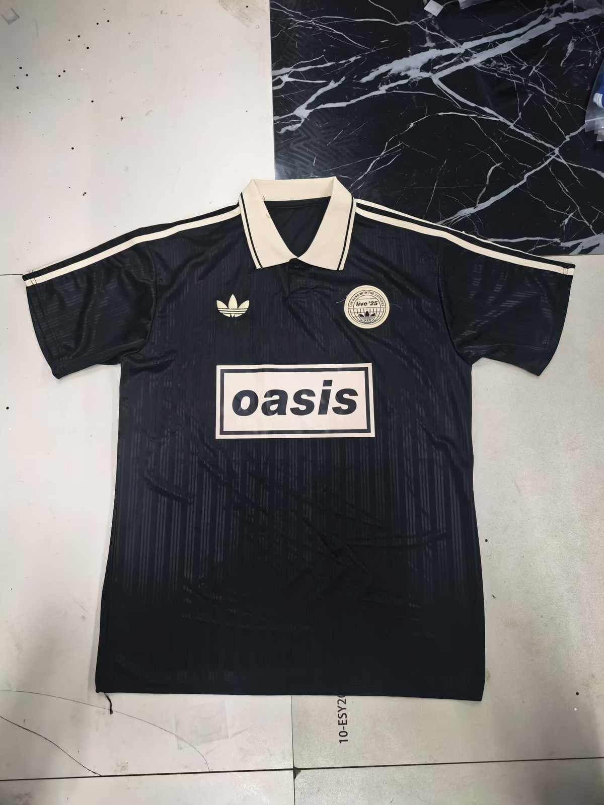 2025 Adidas x Oasis Tour Jacquard 25 black commemorative edition 2025 三叶草 纪念款 绿州