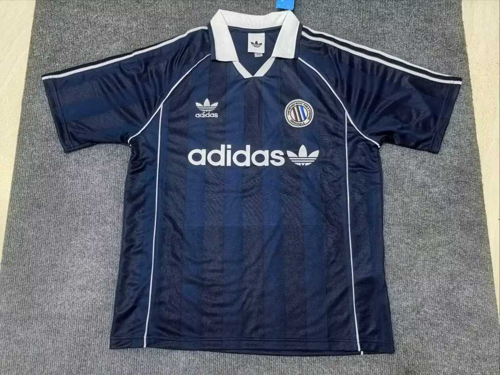 2025 Adidas x Oasis Tour Jacquard 25 blue commemorative edition 25 26 三叶草 经典版 足球