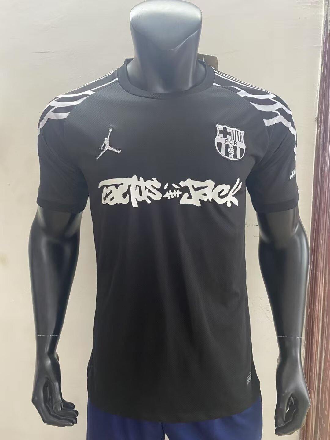 2025 Barcelona Jordan special version 2025 巴萨 乔丹特别版 黑色 S-XXL