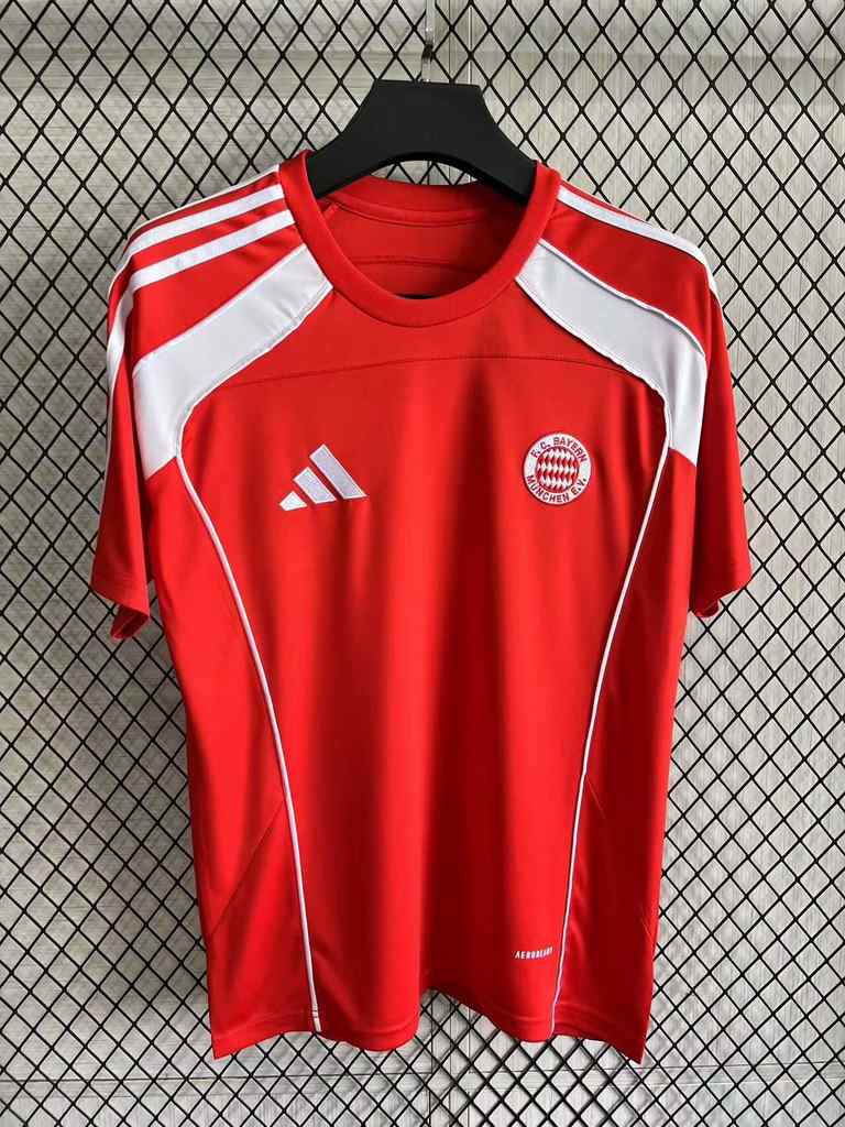 2025 Bayern T-shirt Red S-4XL 2025 拜仁 T恤 红色 S-4XL