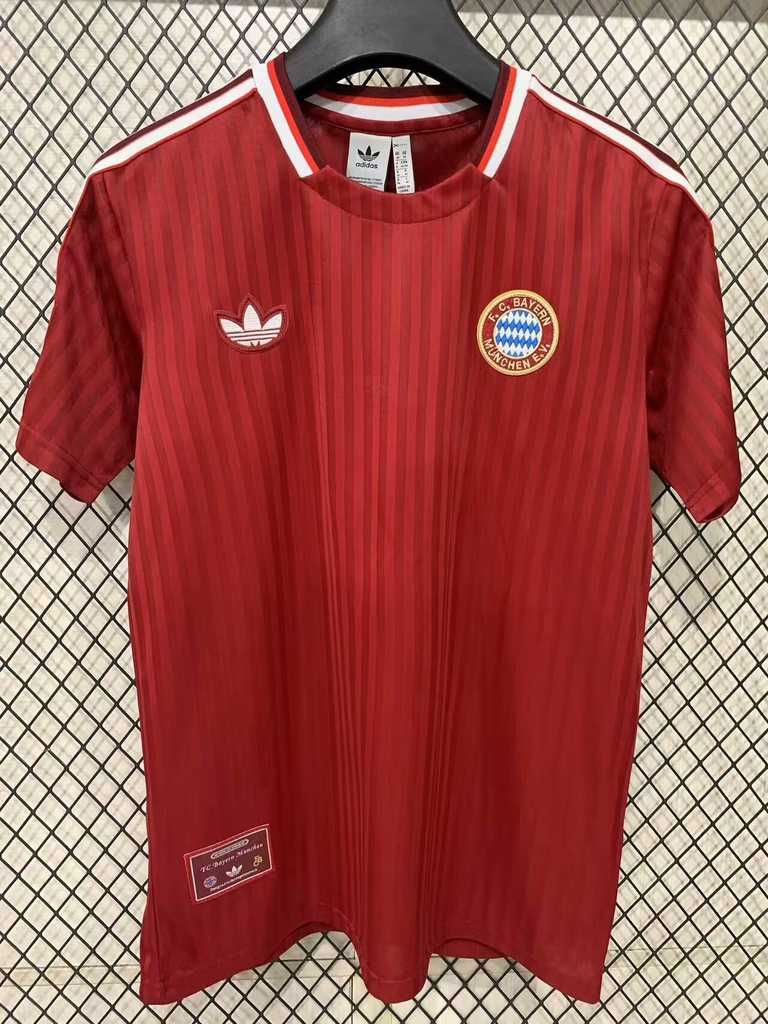 2025 Bayern red T-shirt S-4XL 2025 拜仁 仿复 红色 T恤